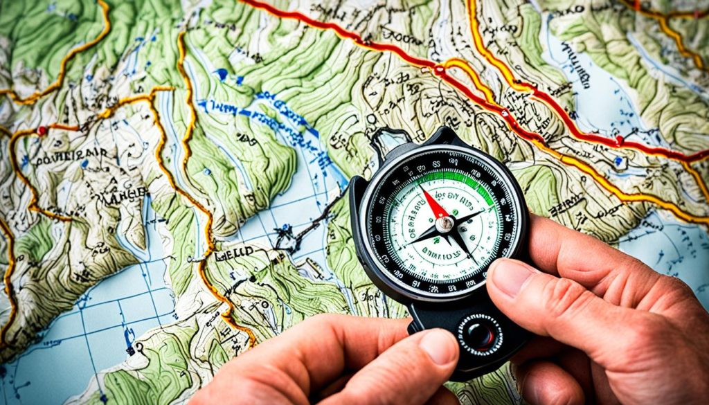 map and compass
