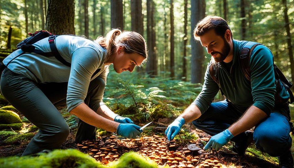 mushroom foraging