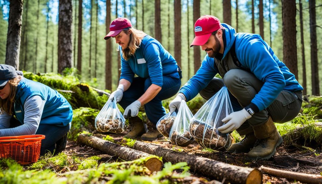 safe plant mushroom foraging