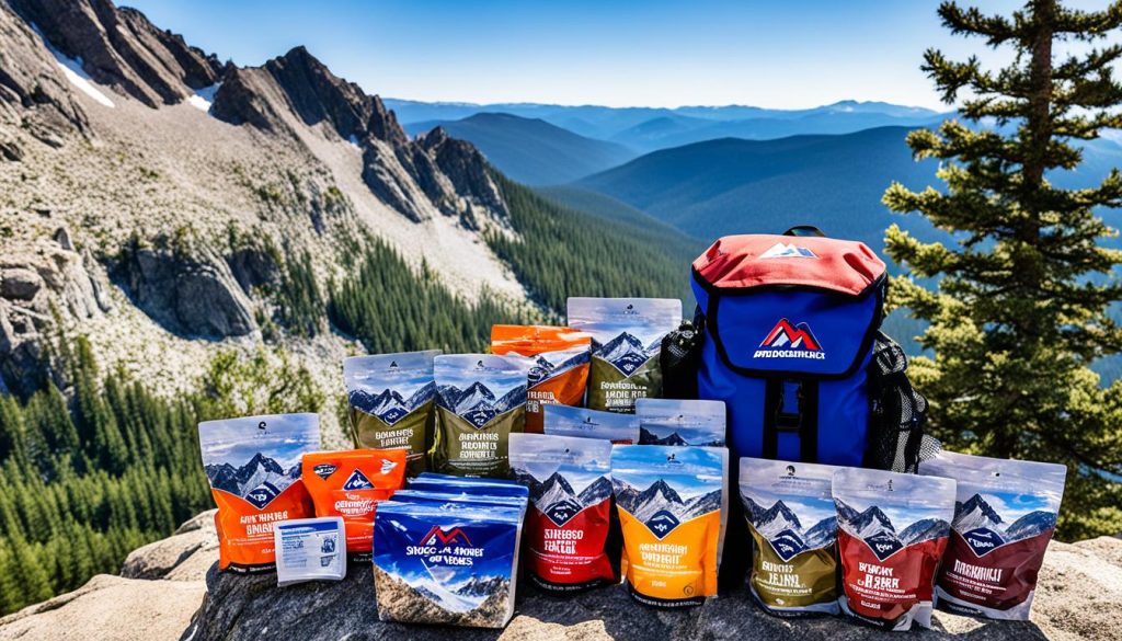 Mountain House survival food kit