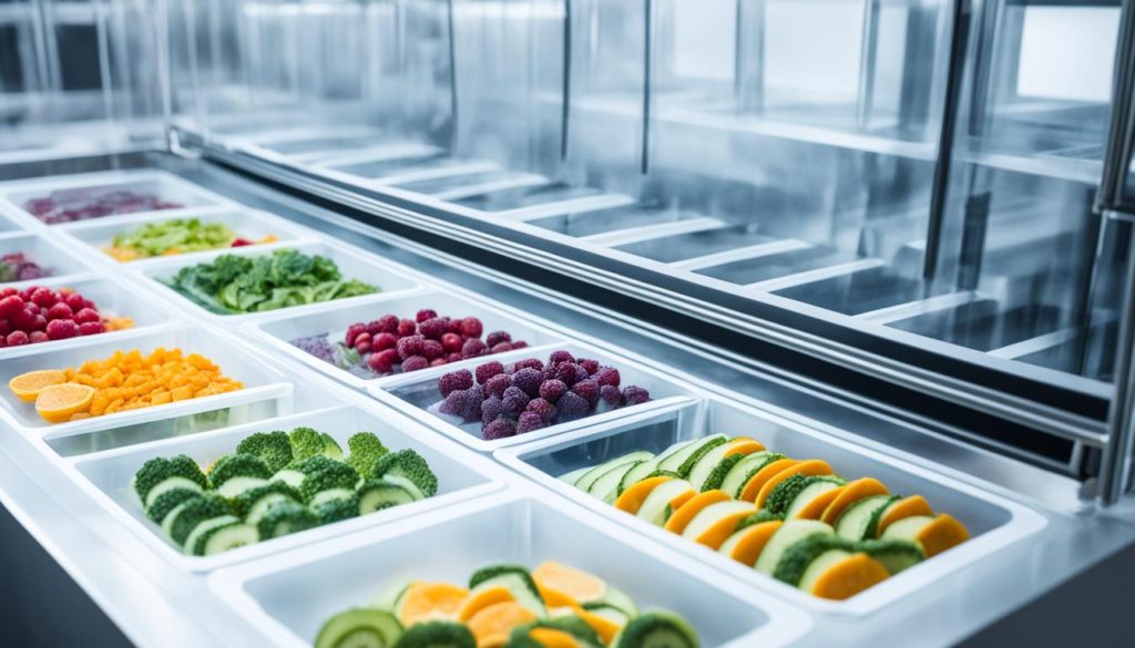 freeze-drying food