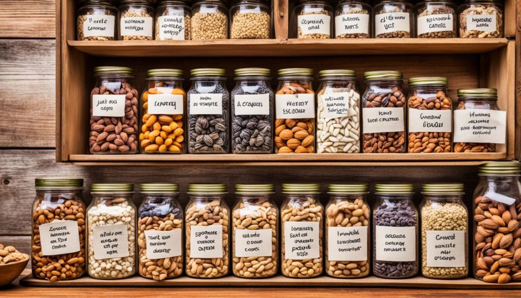 nut and seed storage