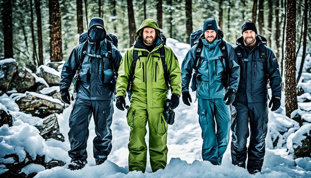 specific types of survival clothing
