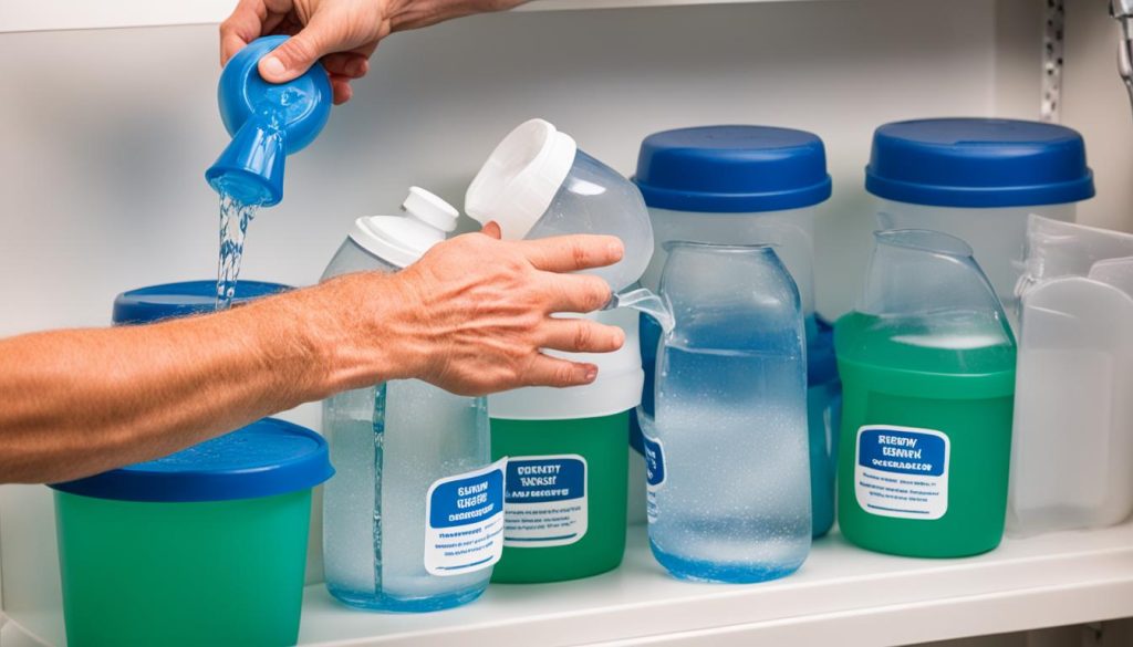 storing water safely