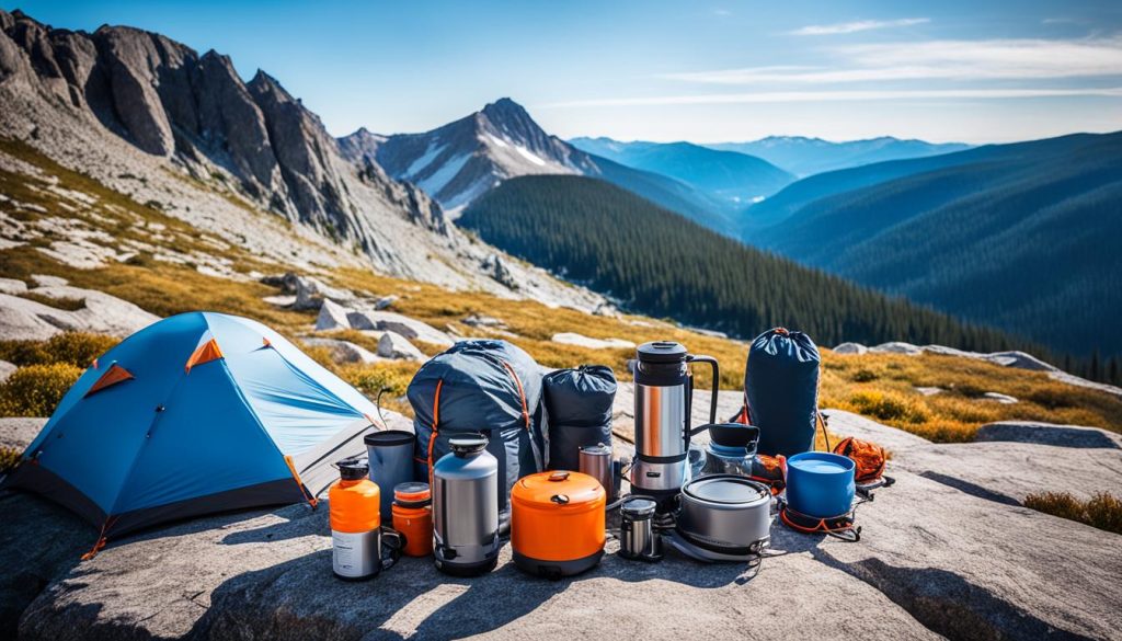 ultralight camping gear