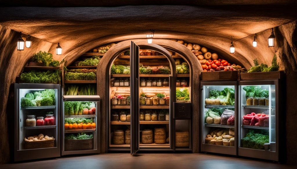 underground fridge