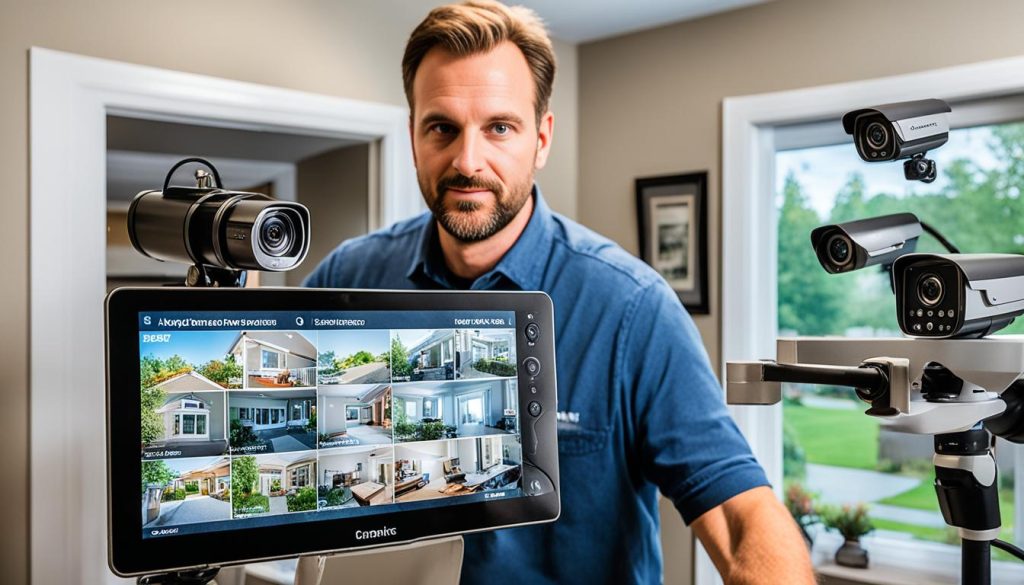 home security camera installation