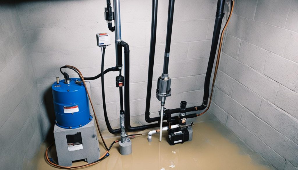 sump pump installation